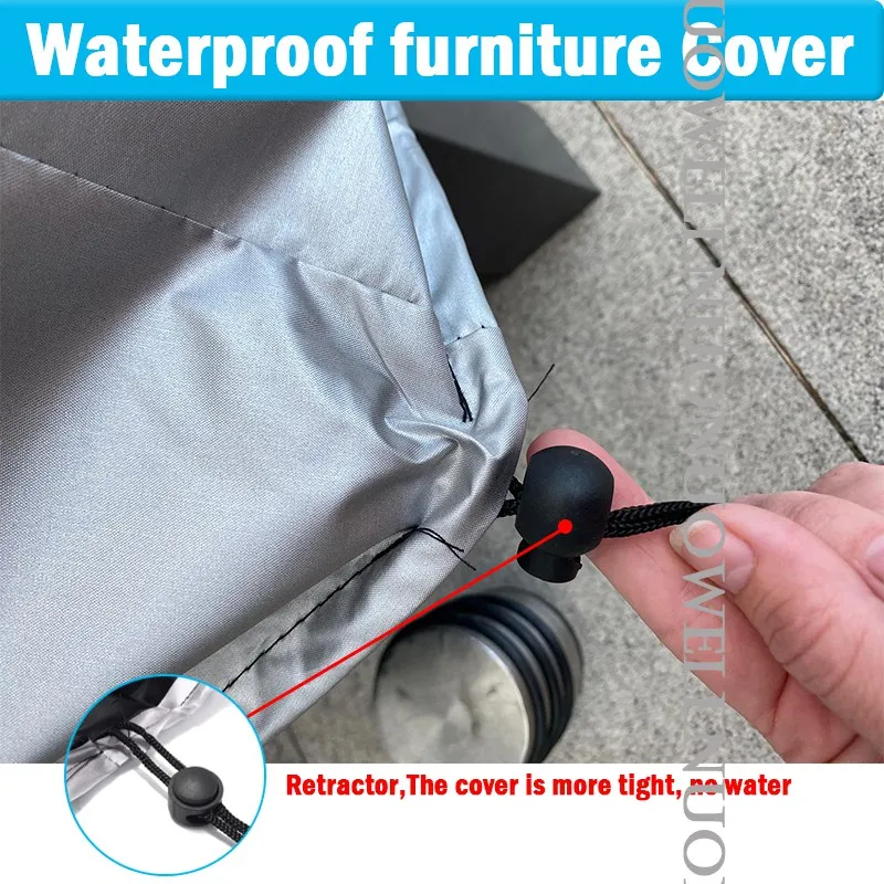 72Sizes Furniture Covers Sofa Table Chair Dust Proof Cover Anti-UV Oxford Fabric Waterproof Outdoor Garden Patio Furniture Cover