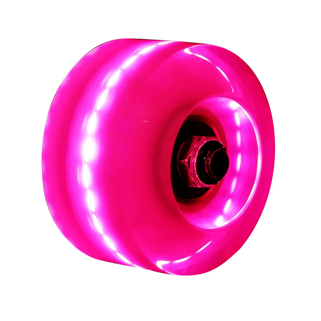 Luminous Roller Skate Wheels 32x58mm 82A Roller Skate Wheels 1pcs LED Sliding Skating Wheel Rollers Luminous Roller#0804G30