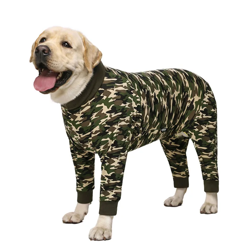 Miaododo Dog Clothes Camouflage Dog Pajamas Jumpsuit Lightweight Dog Costume Onesies For Medium Large Dogs  Girl/Boy Shirt 2020