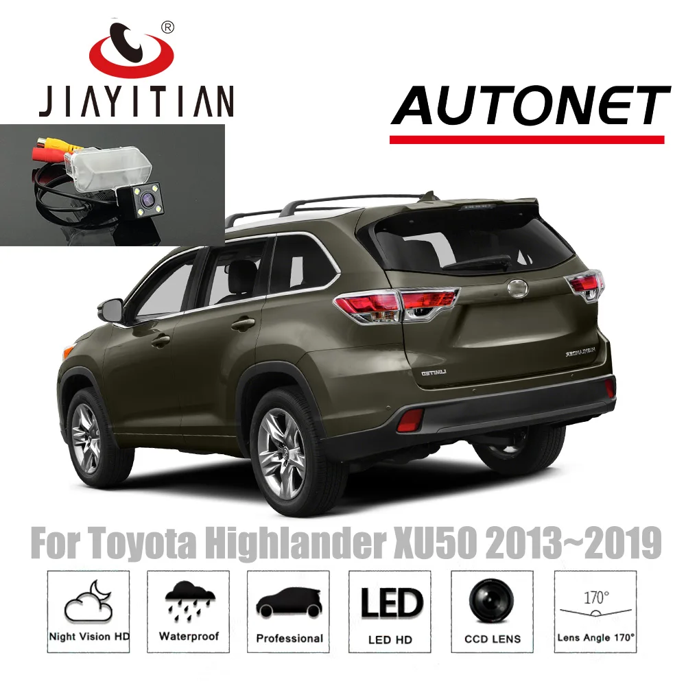 

JiaYiTian rear camera For Toyota Highlander/Kluger 2013 2014 2015 2016 2017 2018 license plate camera Reverse Backup Camera