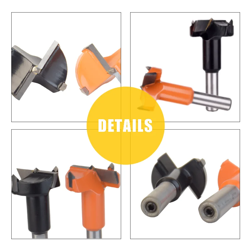 UCHEER 1pc gang center drill bit lavorazione del legno foratura armadio punzonatura foro noioso macchine utensili
