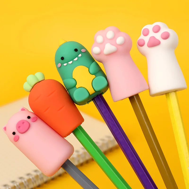 

20 pcs/lot Cartoon Cat Paw Animal Pencil Sharpener Cute Hand mechanical Cutter Knife stationery gift office school supplies