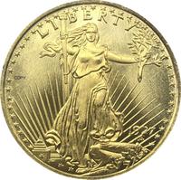 United States Liberty 1927 1927 D 1927  S Twenty 20 Dollars Saint Gaudens Double Eagle With Motto In God We Trust Gold Copy Coin