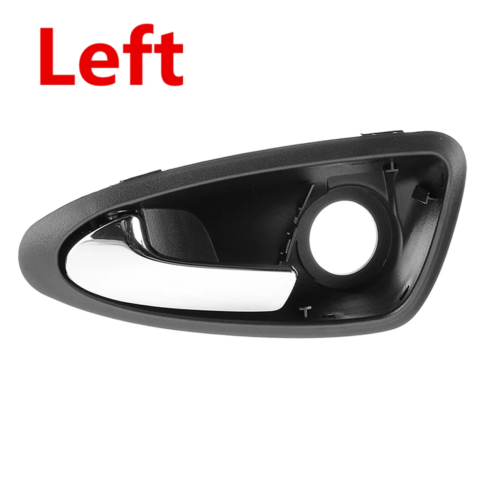 Left/Right Black Door Handles Auto Inner Door Handles 6J0837113A 6J1837113A ABS Car Interior for SEAT Ibiza 2009-2012 GW