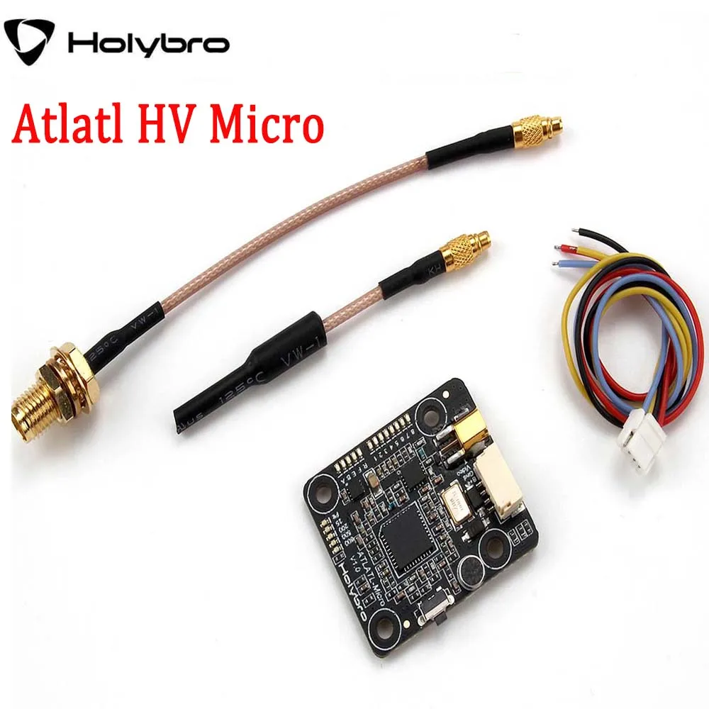 Holybro Atlatl HV Micro 5.8G Video Transmitter VTX 2-4S Lipo 0.5 / 25/200/500 / 800mW 40CH 30x2 6mm 3.6g for DIY FPV RC Drone