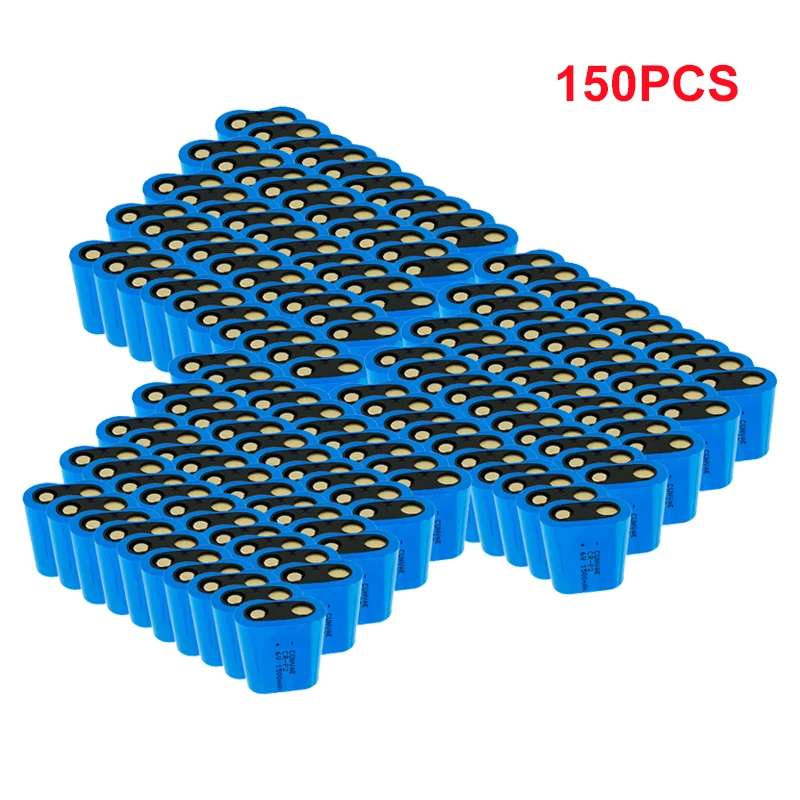 150PCS CR-P2 CRP2 6V 1500mah Batteries Toilet Camera Faucet Urinal Infrared Sensor Non-rechargeable Li-MonO2 lithium Battery