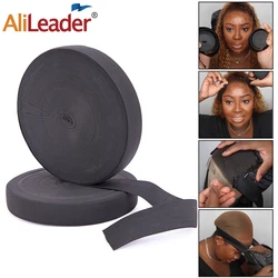 Alileader Elastic Band For Wigs High-Elastic Sewing Elastic Ribbon For Lace Front Wigs Hair Nets Adjustable Wide Elastic Bands
