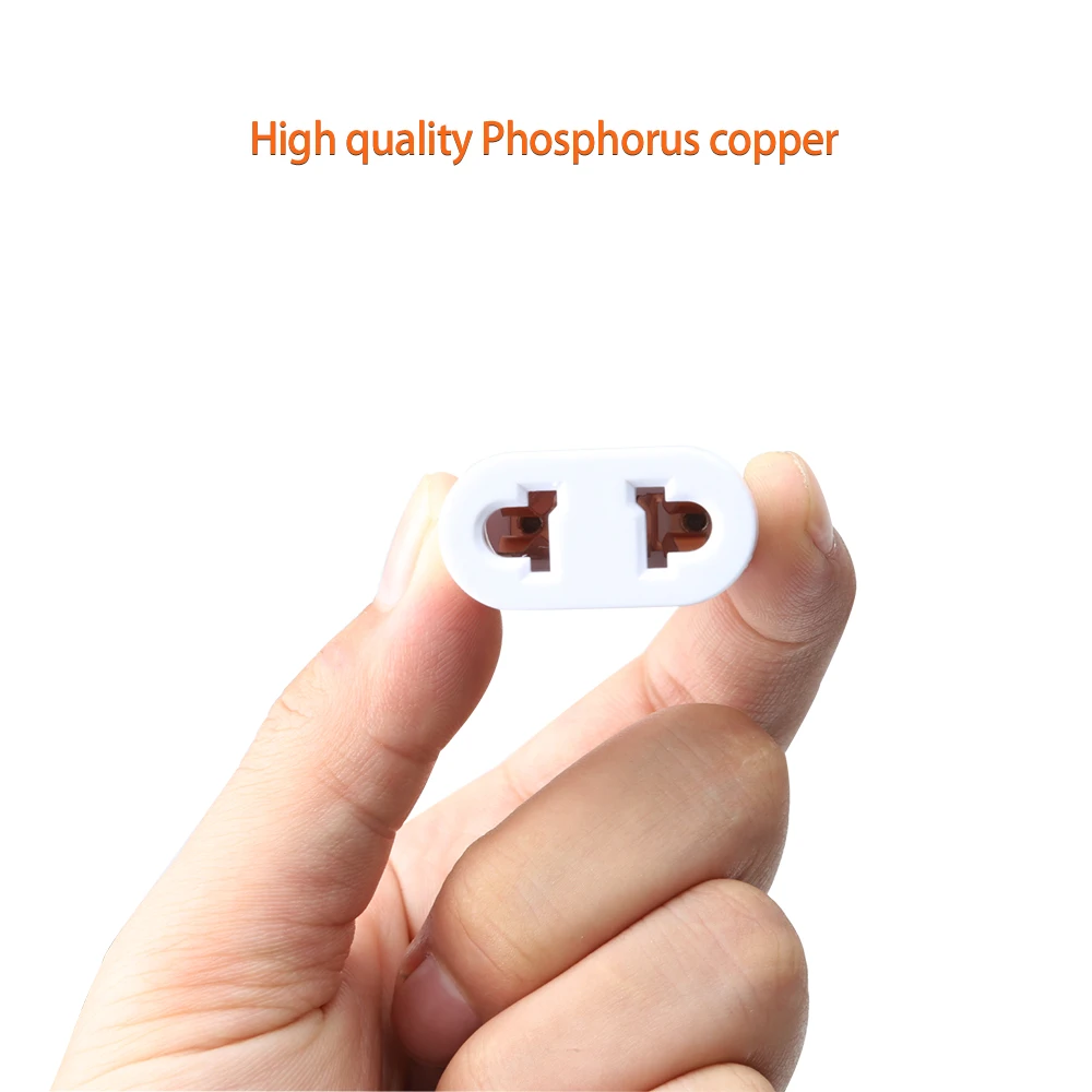 5 pc US to EU Europe Plug Power Adapter White Travel Power Plug Adapter Converter Wall Charger plug