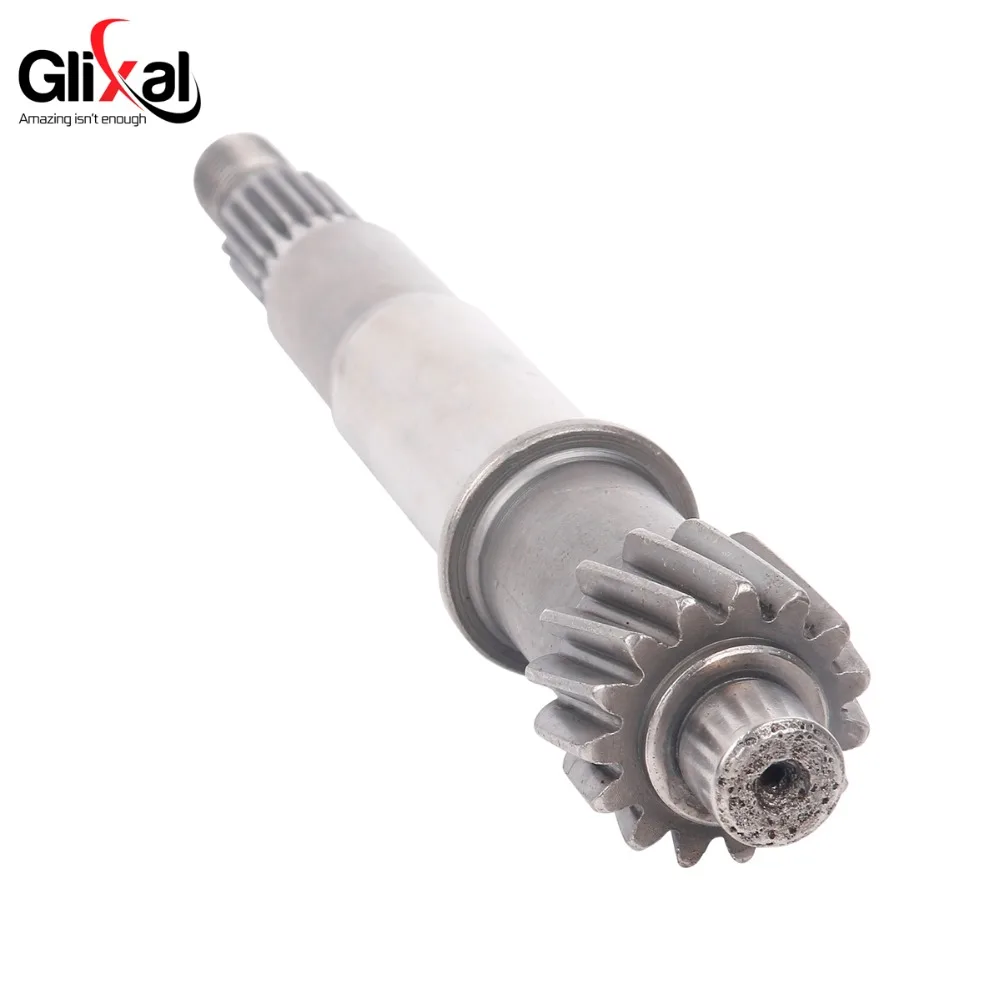 Glixal GY6 125cc 150cc 174mm Clutch Output Drive Shaft for 152QMI 157QMJ 4-Stroke Chinese Scooter Moped ATV Go-Kart