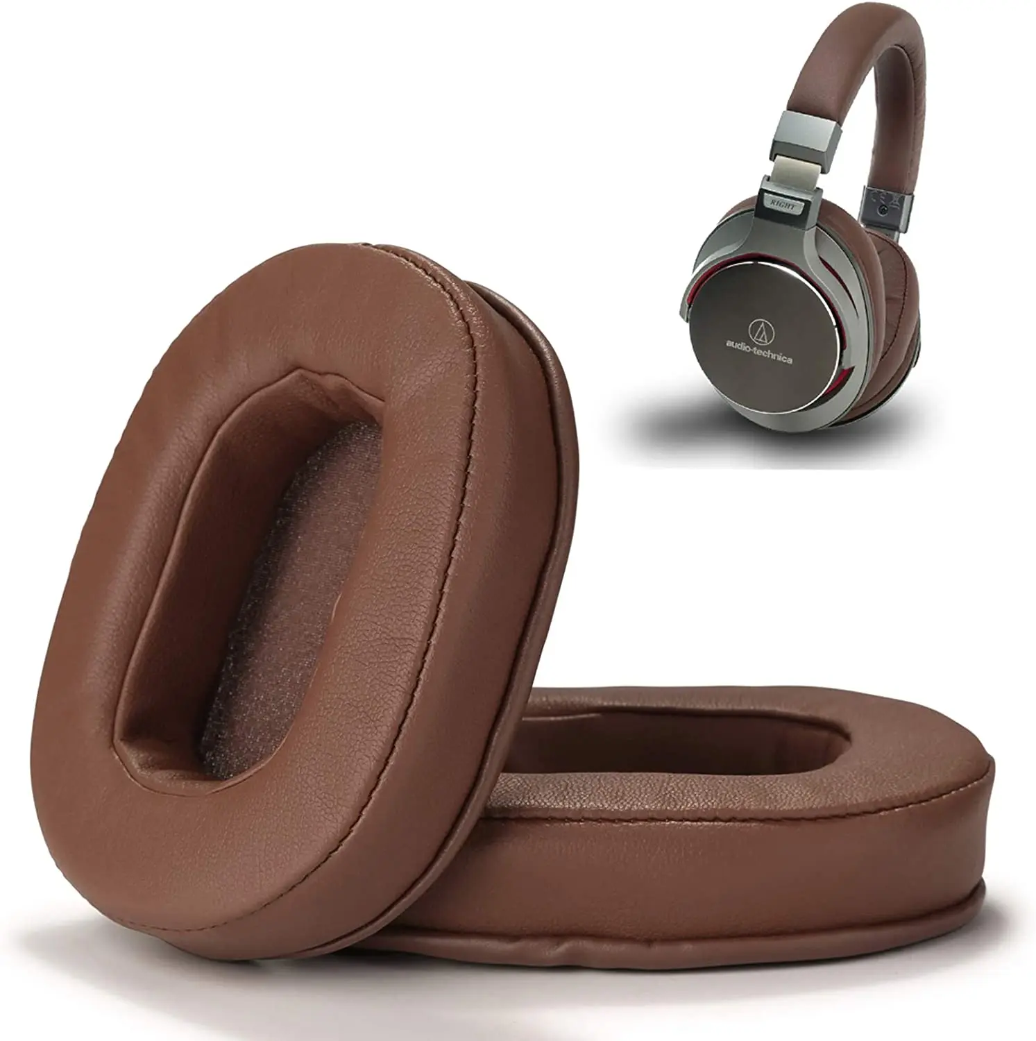 เปลี่ยนแผ่นรองหูฟัง-สำหรับ Audio Technica ATH - MSR7 - M50x - M40x - M30x-M70x/sony MDR 7506 - V6-V7หูฟัง