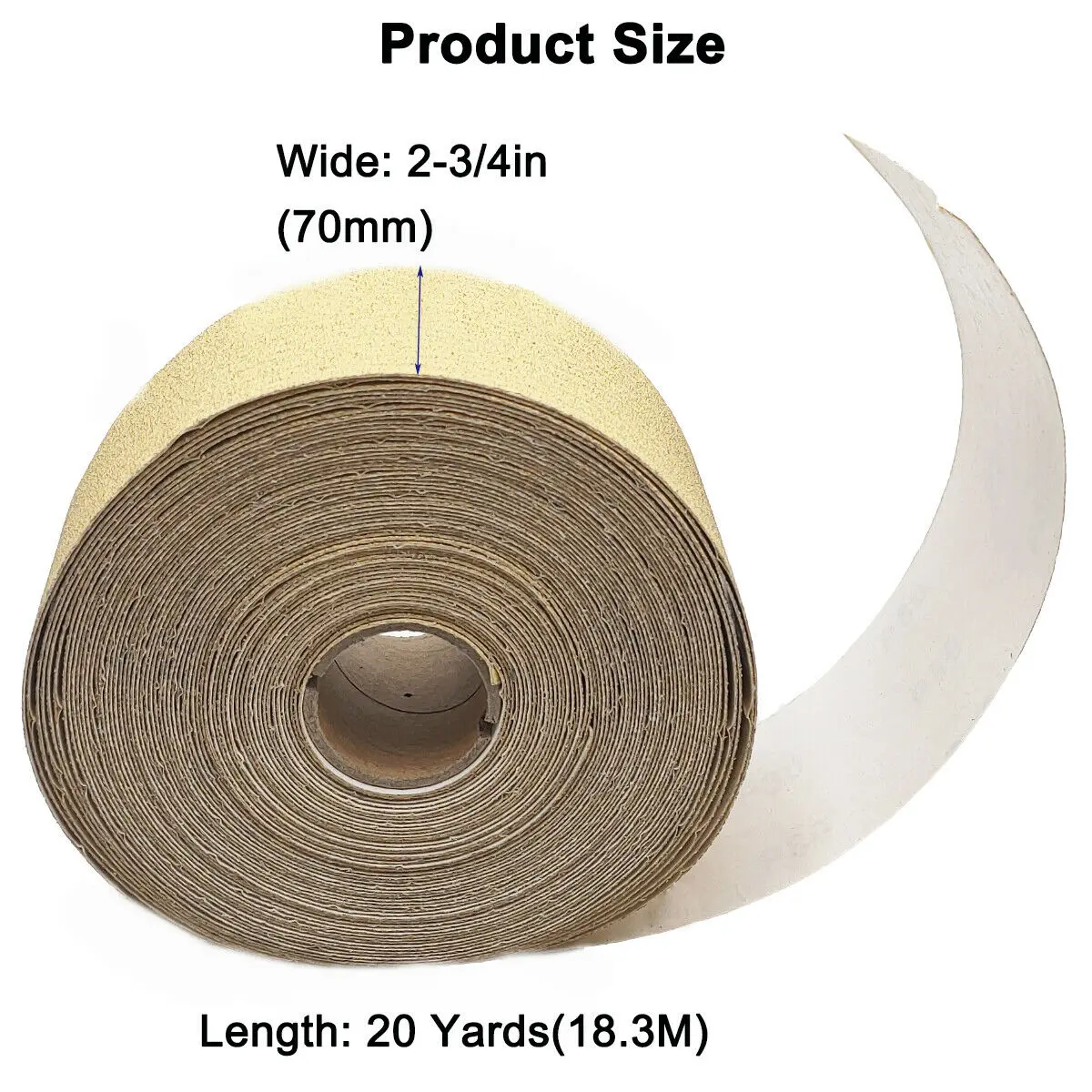 Rotolo di carta vetrata PSA 220 grana 2-3/4In x 20 Yards Longboard carta vetrata autoadesiva