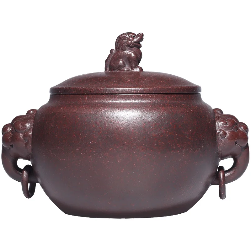 ★purple sand pot of pu 'er tea to wake POTS of tea packaging purple clay the mythical wild animal auspicious caddy