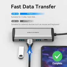 USB C hub with HDMI and RJ45 for MacBook #6