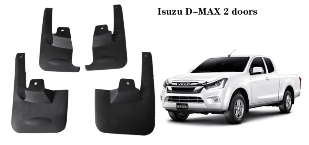 Front Rear Mudguards For Isuzu D-Max 2011 2015 2016 2017 2018 2019 RT50 RT85 Mud Flaps Splash Guards Fender Mudguards Mudflaps