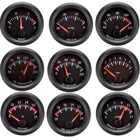 AD 52mm Boost Gauge Water Temp Oil Temp Pressure Turbo Pressure Gauges Voltmeter Air Fuel Ratio EGT Car Meter Exhaust Gas Temp