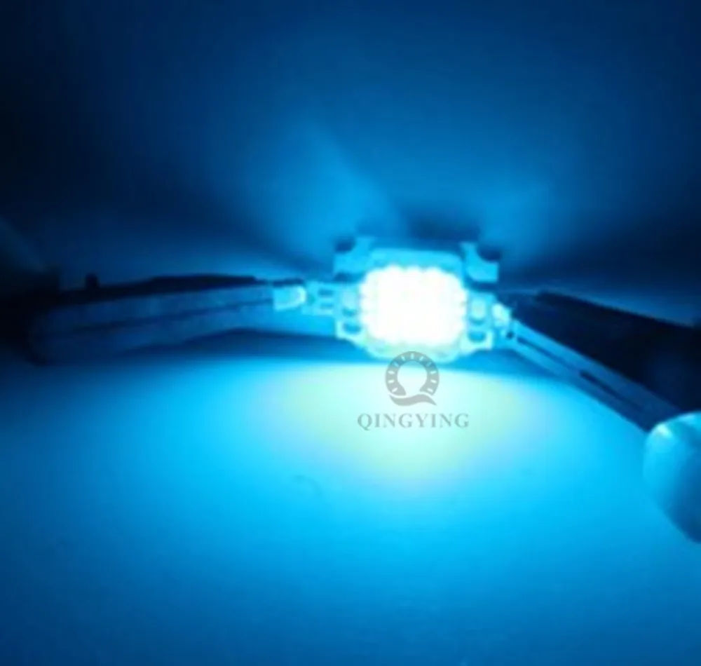 High Power LED Cyan 490nm Ice Bulb 480nm Chip 3W 5W 10W 20W 30W 50W 100W 480nm 490 nm Ice Blue DIY COB LED Epileds