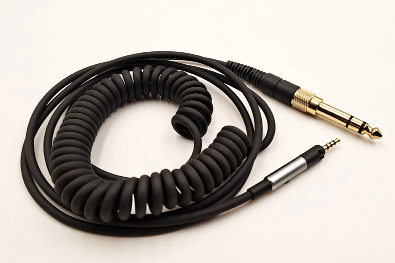 جديد!!! 300 سنتيمتر ملفوف الربيع كابل الصوت ل KRK KNS8400 KNS6400 KNS6402 KNS8402 ستوديو سماعات