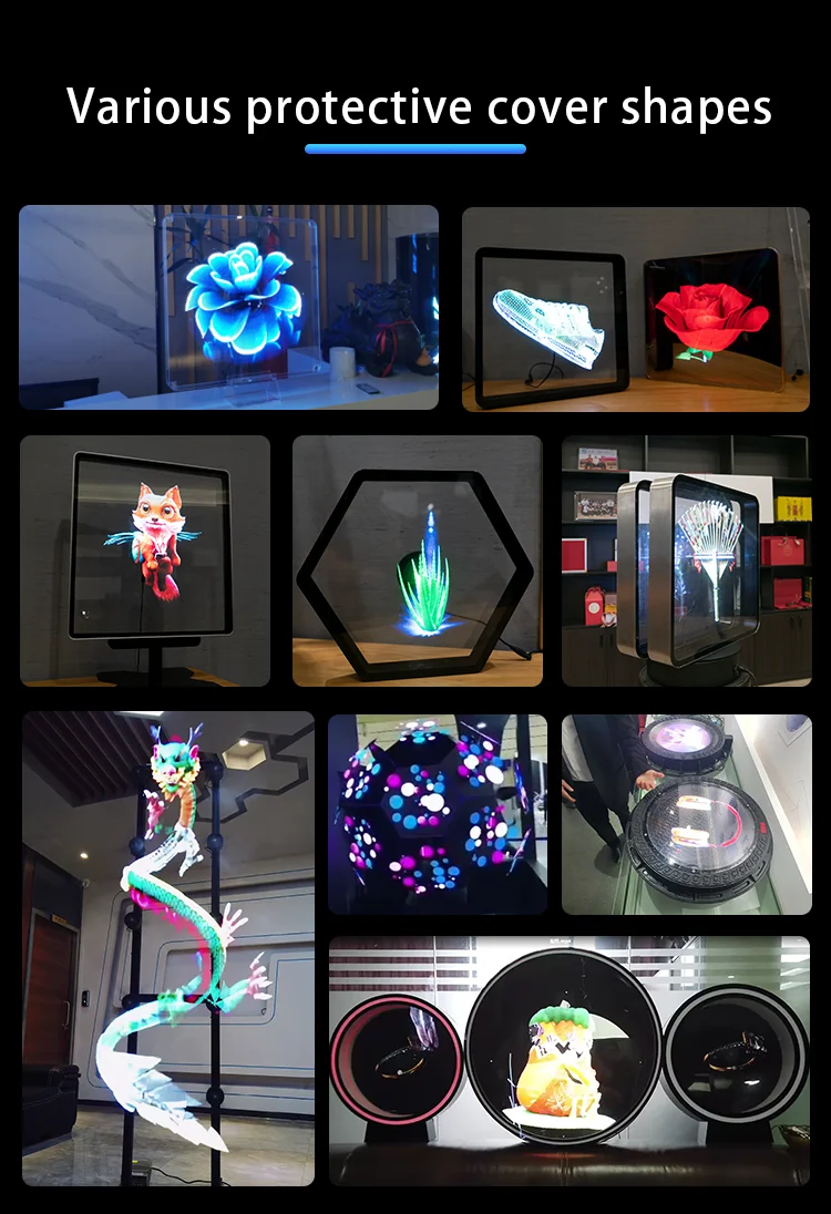 Zeichnen Ökonienzen 3d Hologramm Fan Programmierbare Led-leuchten Zeichen Display Proyector Holograma 3d Ventilador 3d Hologramm Projektor