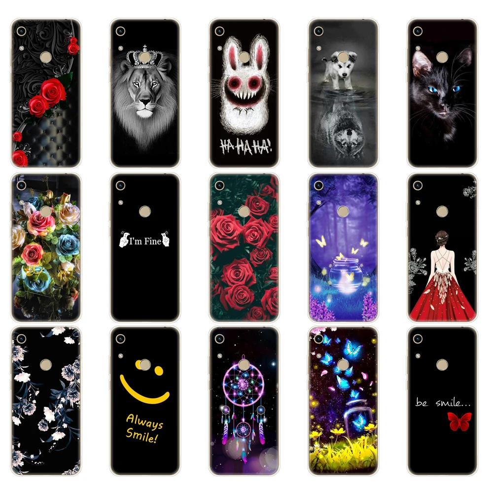 Case For Huawei Honor 8A Case JAT-LX1 Silicon Soft TPU Phone Cover For Honor 8A prime Coqa 8 A Honor8A Print Painted Shells Bags