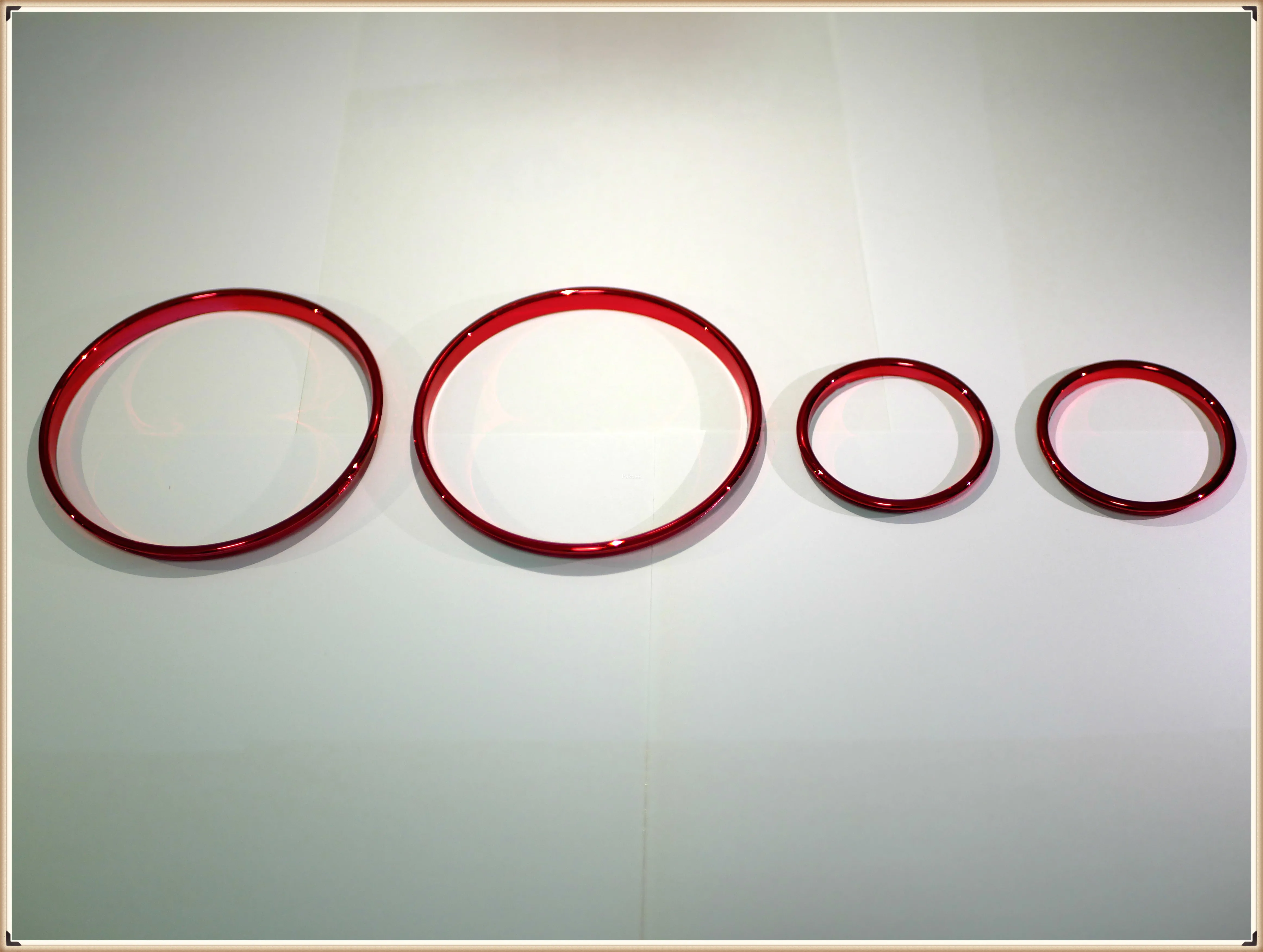 Chrome Speedometer Gauge Dial Rings Bezel Trim Chrome Tacho Rings for BMW E39 5 Series / BMW E38 7 Series / BMW E53 X5