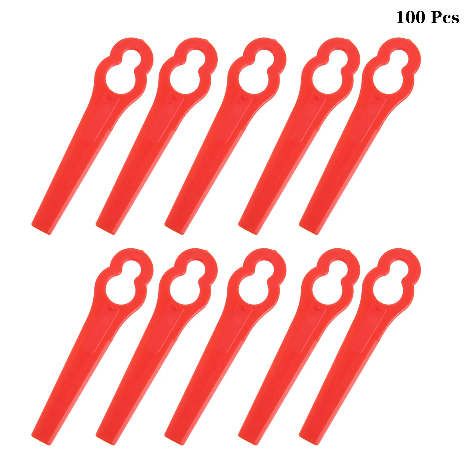 

100PCS Plastic Trimmer Grass Trimmer Cutting Blades For Lawn Mower Strimmer Tools Garden Supplies