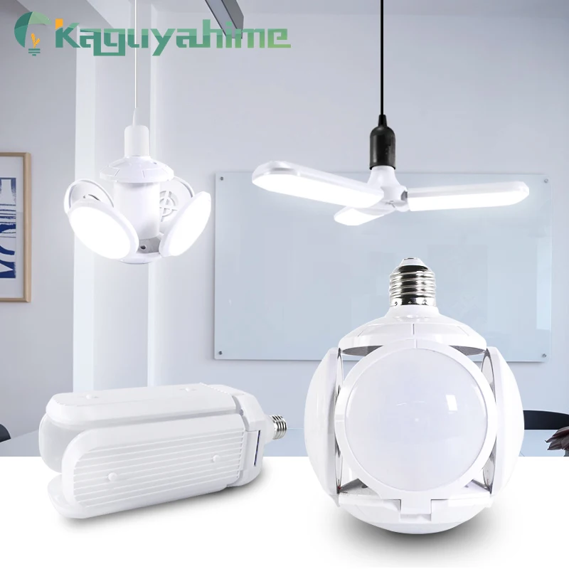 lampada de futebol led kaguyahime e27 40w 30w ac 85265v sem cintilacao luz dobravel para casa 01