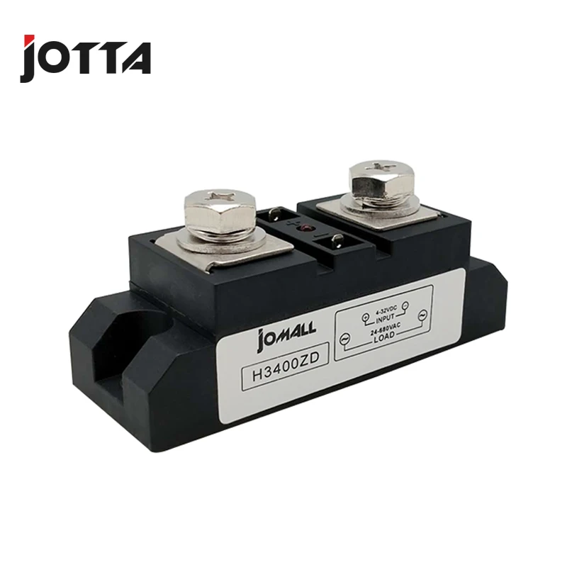 400A Industrial SSR Single-phase Input 4-32VDC;Output 24-680VAC solid state relay 400a