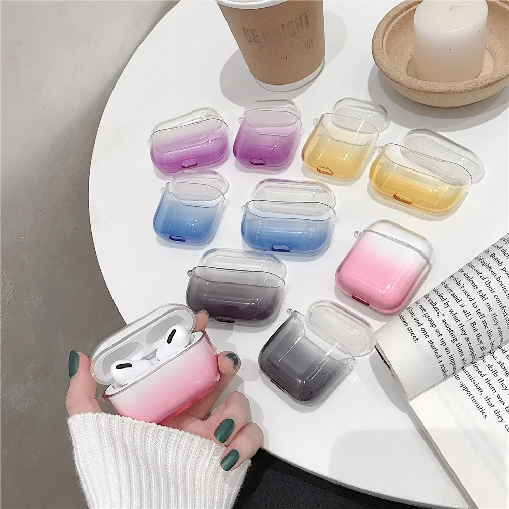 Colorful Earphone Airpods 1/2pro Case for Apple IPhone Charging Box for AirPods Pro Hard Clear Soft Cover Protective Accessories