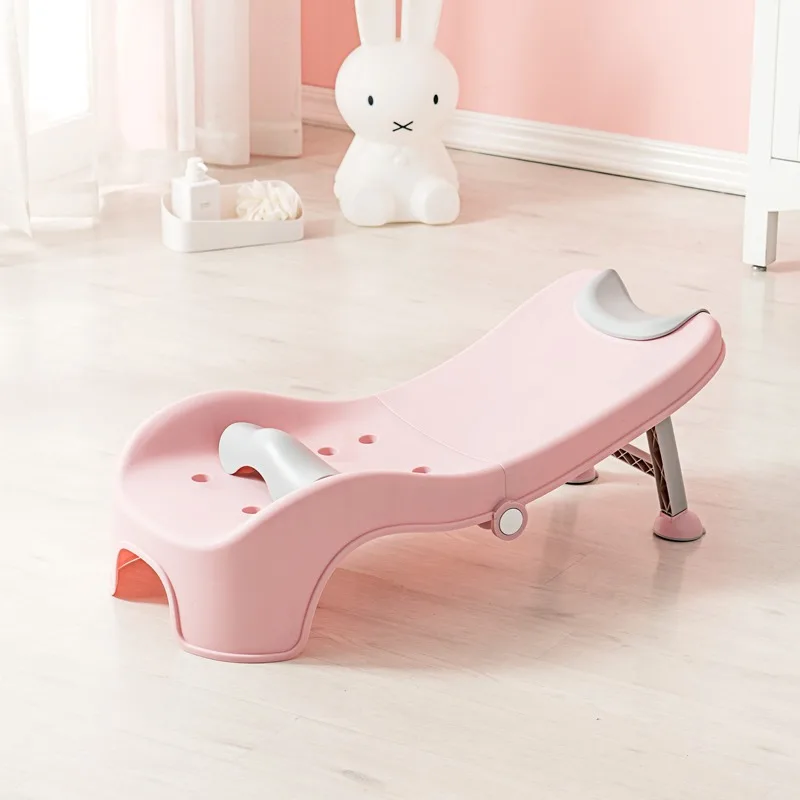 Silla de champú para bebés y niños, artefacto para lavar el cabello, taburete plegable para el hogar, sentado, nuevo, 2023