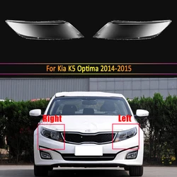Car Headlamp Lens For Kia K5 Optima 2014 2015 Car Replacement Auto Shell Cover