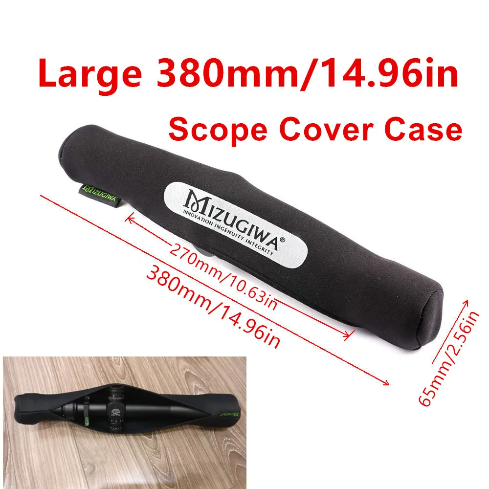 Rifle Scope Covers 340mm / 380mm Gun Rifle akcesoria myśliwskie luneta neopren Protect Scope Cover Caza luneta Cover Gun