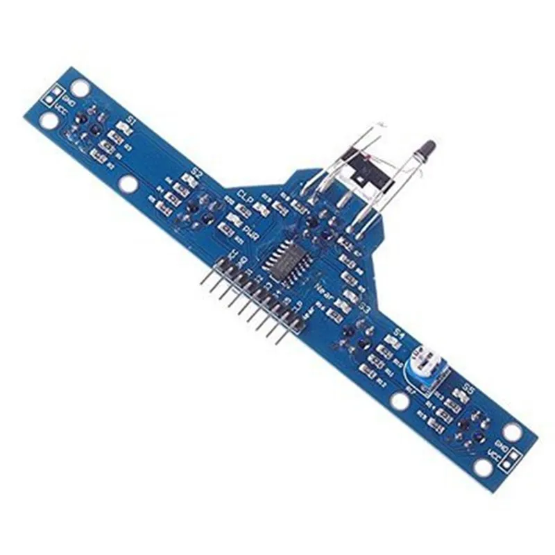 Five-way tracking module tracking sensor tracking 5 major functions send routines