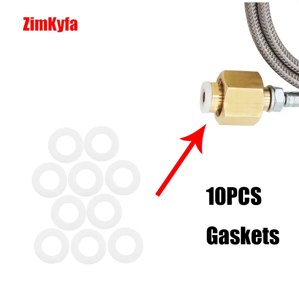 10 Washers O Rings for SodaStream External Hose Adapter to CGA320/W21.8-14 CO2 Tank