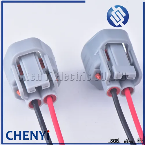 Imagen 2 del producto Conector de clavija de sensor eléctrico impermeable automotriz hembra de 2 pines 6189-0239 6189-0249 90980-11156 90980-11149 para Toyota