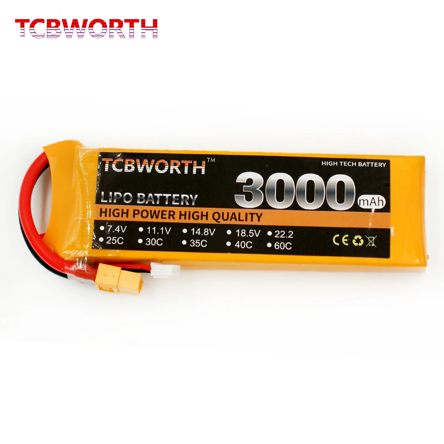 3S RC LiPo Battery 11.1V 3000mAh 25C 35C 60C For RC Airplane Quadcopter Helicopter Drone Tank Truck Batteries LiPo T Deans XT60