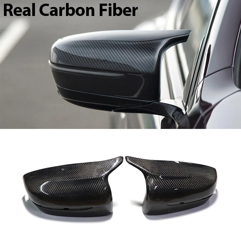 For BMW 4 5 7 8 Series G11 G12 G14 G15 G16 G22 G23 G24 G30 G31 G38 Replacement Black Rear view Mirror Cap Real Carbon Fiber