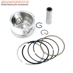 Scooter 52mm Racing Performance Piston Kit for Kymco Agility 50 Filly Super 8 GY6 139QMB 50cc Upgrade to 105cc 4-Stroke 2V