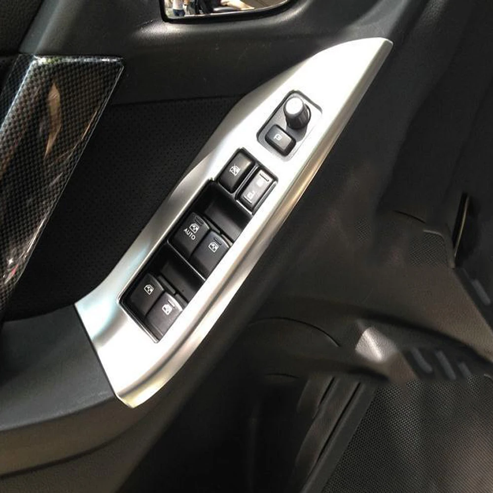 

Right Hand Driver For Subaru Forester 2013 2014 2015 2016 Car Interior Door Armrest Panel Window Switch Lift Buttons Cover Trim