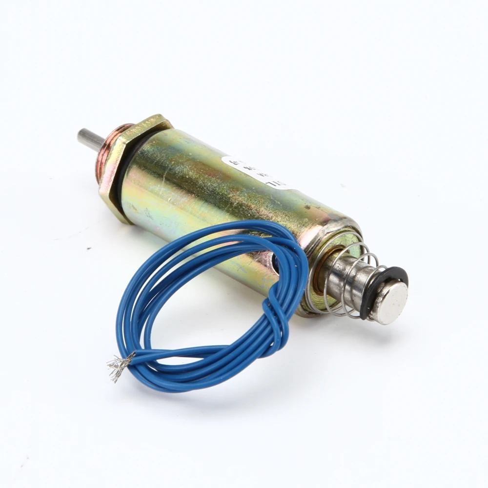 

YR-P19/40TL круглая трубка push-pull Электромагнит ход 10 мм DC12V24V DC ударный Электромагнит