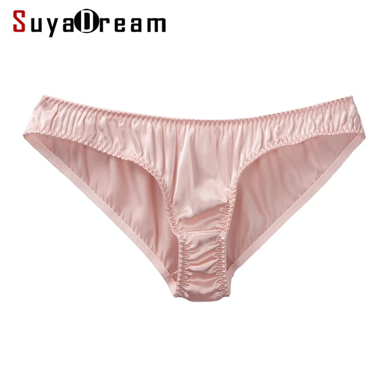 SuyaDream Women G string 92% Natural silk 8%Spanded Sexy Low Waist Panties for Women T shape Underwear 2022