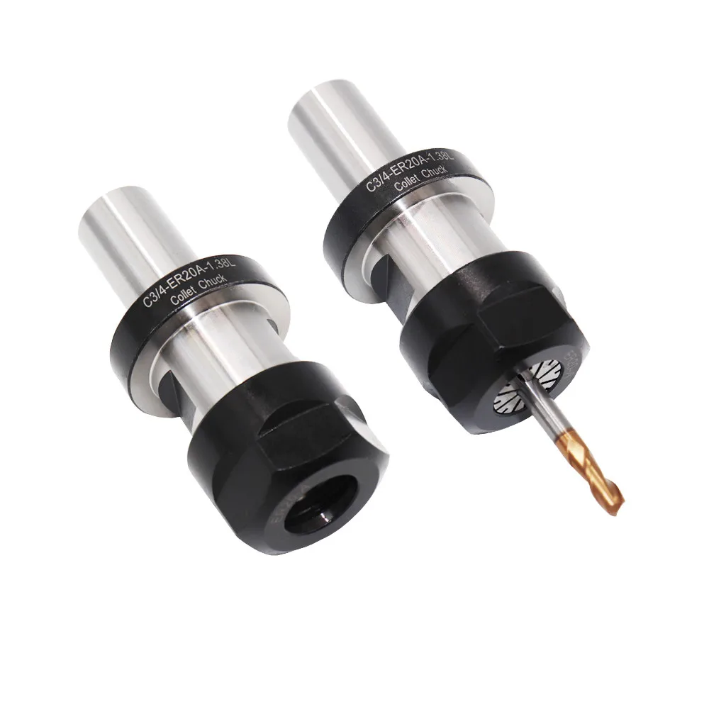 Mandril de pinza recta de fresado para torno CNC, C3/4 ER20 A 1,38, 1 ud., envío de llave inglesa