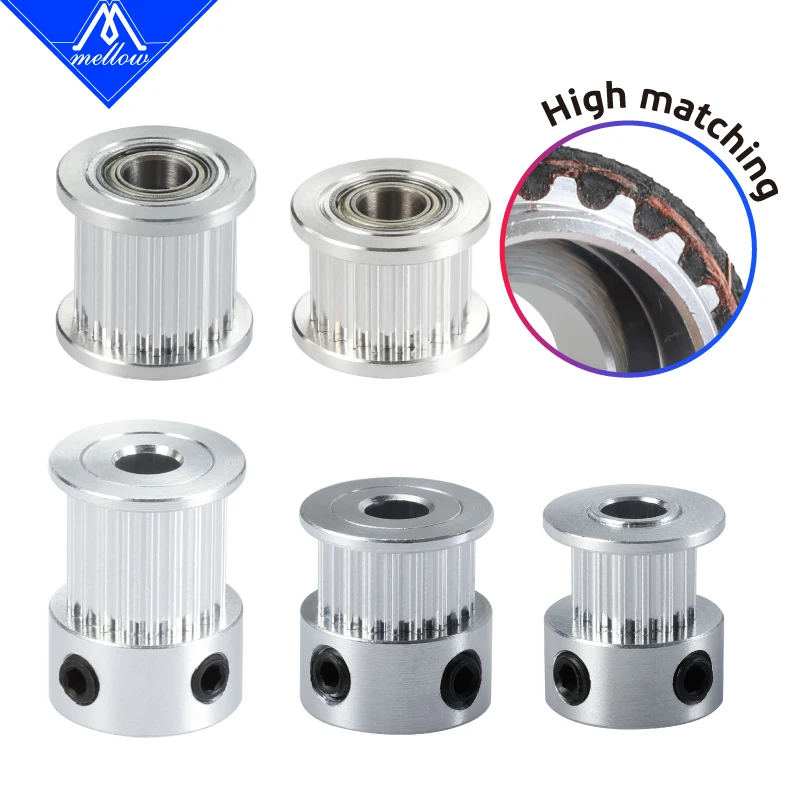 Mellow 3D-Drucker VORON 2.4 R2 Motion Kit Gates GT2 LL-2GT Zahnriemen High Match 2GT Zahnriemenscheibe Wellenlager 625 F695 Teile