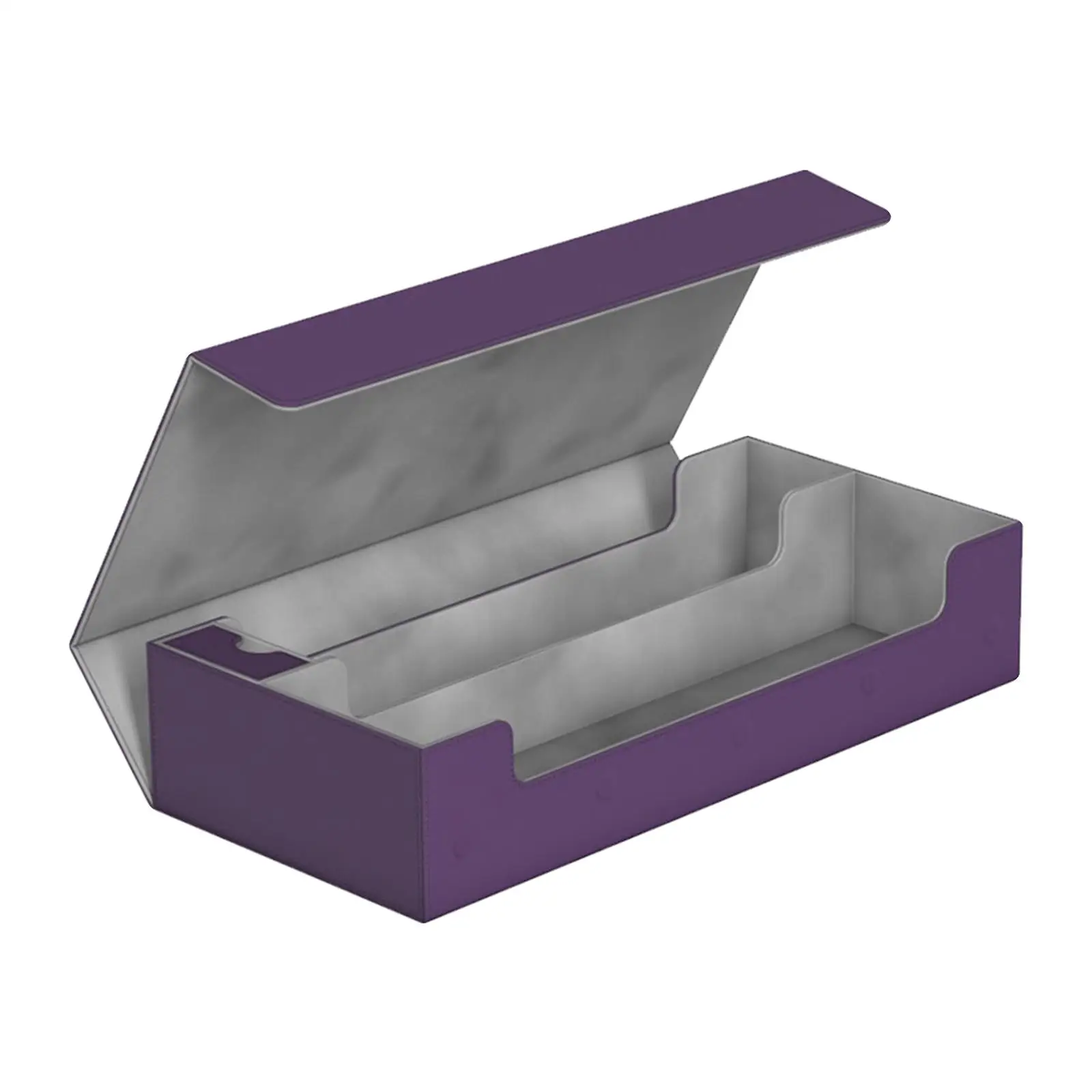 Pu Leather Card Deck Box Durable and Sturdy TCG OCG Card Storage for Commander and MTG Card Carrying Case Hold 550 Cards
