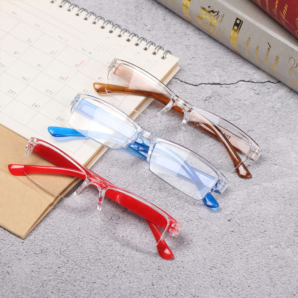 Fashion Unisex Ultra-light Reading Glasses Men Women Resin Anti-skidding Candy Color Reading Eyeglasses Presbyopic +1.0~+4.0