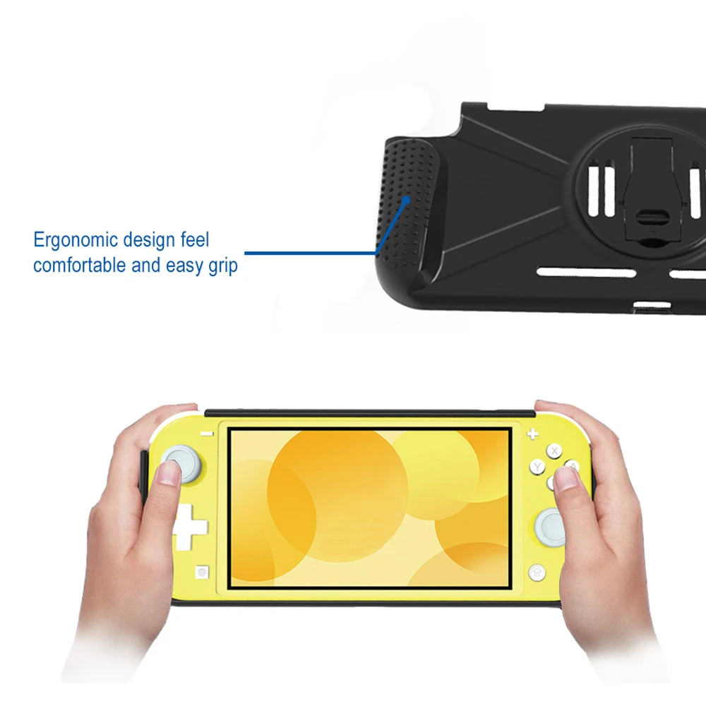 For Switch Lite Console Accessories Shockproof Housing Shell With Double card slot Protective Case Cover Grip Kickstand