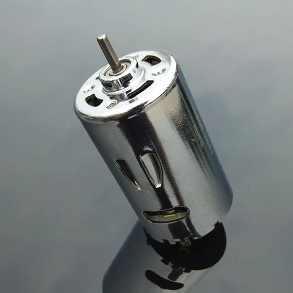Strong Magnetic Double Ball Bearing Motor High Torque RS555-3551 DC 12V-24V   Electric Drill Electric Grinder Model Car Motor