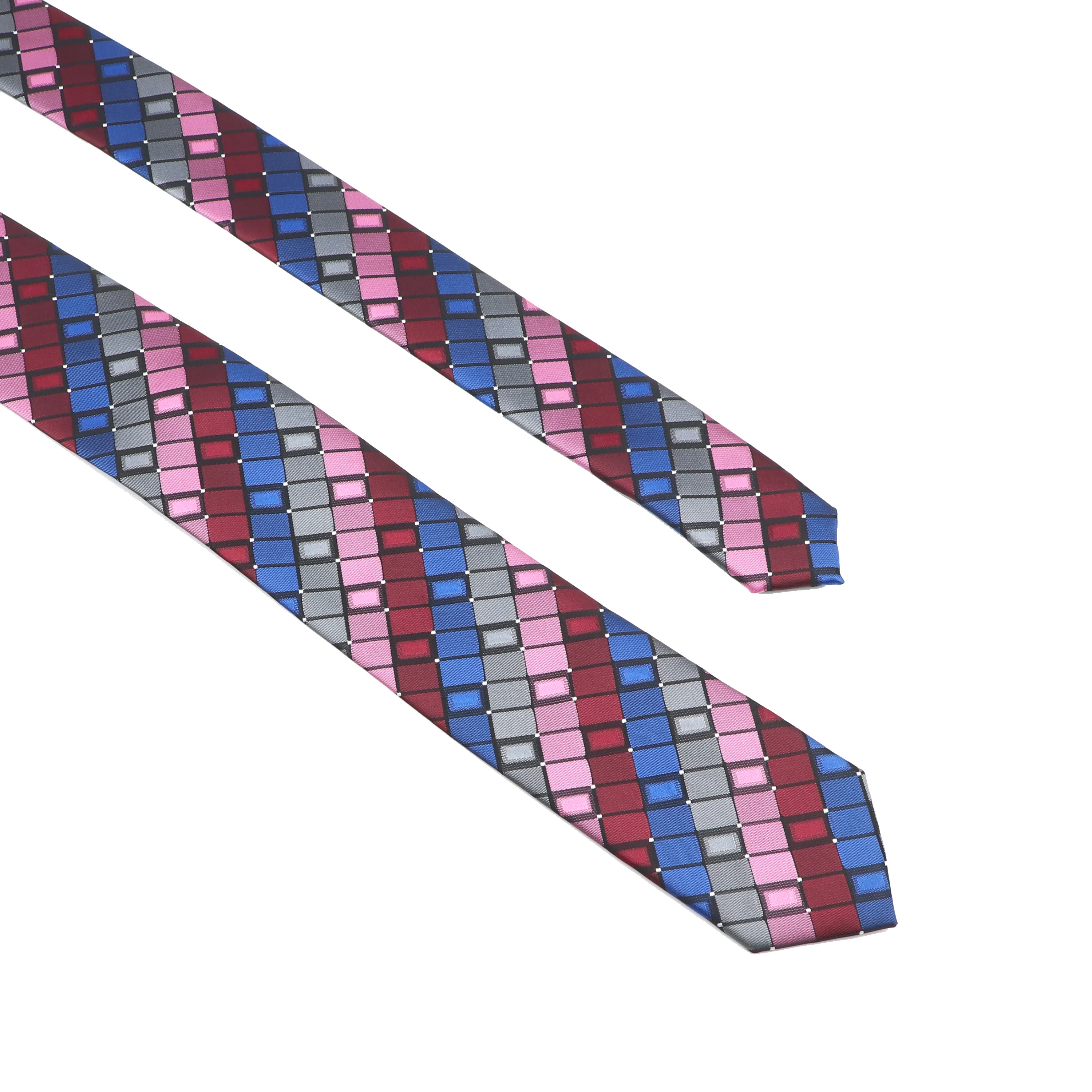 Plaid de 6cm à rayures solides pour hommes, noir, bleu, rouge, accessoires de la présidence, 03/Wear Craings.com, cadeau de fête de mariage