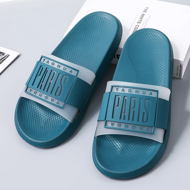 Summer Men Slippers Indoor Home Slides Bathroom Slippers Massage Loafers Men Outdoor Clogs Garden Shoes Beach Sandals Flip Flops