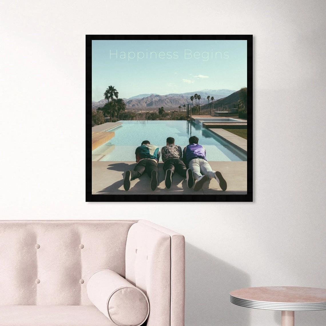 Jonas Brothers Happiness Begins Music Album Cover Poster Canvas Art Print Home Decoration Wall Painting (No Frame)