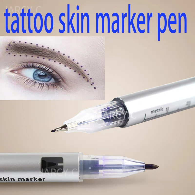 Tattoo Skin Marker White Pen for Eyebrow Microblading Eyebrow Pen Brow Lamination Tool Pmu Accessories Micropigmentation Supply